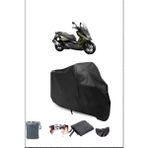 Breen Kymco Dtx 360 Uyumlu Siyah Motorsiklet Branda, Motor Örtüsü