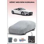 Breen Mercedes-Benz Sl Roadster ile Uyumlu Oto Branda, Araba Brandası, Su ve Güneş Geçirmez Araba Çadırı - Gri