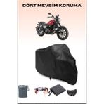 Breen Rks K-Light 202 Uyumlu Siyah Motorsiklet Branda, Motor Örtüsü