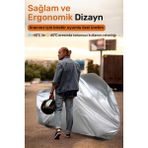 Breen Salcano Altay 100 Gri Su Geçirmez Motosiklet Brandası Premium