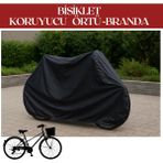 Breen Siyah Bisiklet Brandası, Bisiklet, Koruma Örtüsü, Su ve Toz Geçirmez, 4 Mevsim Koruma