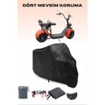 Breen Siyah Elektrikli Iki Tekerlekli Motosiklet Volta Yide SE03 Uyumlu Motor Brandası, Tam Koruma