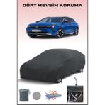 Breen Siyah Opel Grandland Araba Brandası, Oto Branda, Su ve Toz Geçirmez, 4 Mevsim Koruma