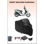 Breen Sym Vs 150 Uyumlu Siyah Motorsiklet Branda, Motor Örtüsü