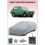 Breen Toyota Starlet 2 ile Uyumlu Oto Branda, Araba Brandası, Su ve Güneş Geçirmez Araba Çadırı - Gri