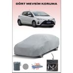 Breen Toyota Yaris 3 ile Uyumlu Oto Branda, Araba Brandası, Su ve Güneş Geçirmez Araba Çadırı - Gri