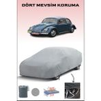 Breen Volkswagen Kaefer ile Uyumlu Oto Branda, Araba Brandası, Su ve Güneş Geçirmez Araba Çadırı - Gri