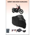 Breen Yamaha SCR950 Uyumlu Siyah Motorsiklet Branda, Motor Örtüsü