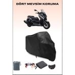 Breen Yamaha X-Max 400 Abs Uyumlu Siyah Motorsiklet Branda, Motor Örtüsü