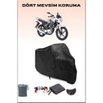 Breen Yamaha Ybr 125 Esd Uyumlu Siyah Motorsiklet Branda, Motor Örtüsü