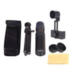 Breeshy 10-300X Zoom HD Taşınabilir Güçlü Dürbün Uzun Menzilli Profesyonel Spyglass Monoküler Teleskop Düşük Görüş Siyah
