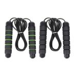Breeshy 2 adet atlama ipi spor hız ipi fitness, dayanıklılık ve zayıflama için Profesyonel bilyalı rulmanlar ve kaymaz tutamaklar