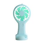 Breeshy Yeşil Taşınabilir Mini El Fan USB Şarj Edilebilir Fan Ofis Yurdu Öğrenci Hediye için Uzun Dayanıklılık
