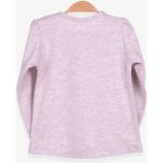 Breeze Bej Melanj 1-4 Yaş Uzun Kollu Güpürlü Kız Çocuk T-shirt