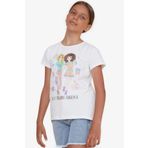 Breeze Ekru 8-12 Yaş Dostluk Temalı Kız Çocuk T-shirt