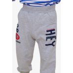 Breeze Erkek Bebek Baskılı Cepli Gri Melanj 9 Ay-3 Yaş Eşofman Altı
