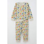 Breeze Erkek Bebek Eşofman Takım Zebra Macerası 9 Ay-3 Yaş, Krem - 1 Yaş
