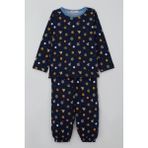 Breeze Erkek Bebek Pijama Takımı Galaksi Temalı 9 Ay-3 Yaş, Lacivert