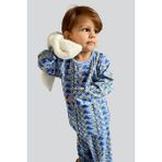 Breeze Erkek Bebek Pijama Takımı Renk Üçgeni 9 Ay-3 Yaş, Açık Mavi
