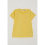 Breeze Erkek Bebek T-Shirt Cepli Kolları Düğme Akasesuarlı 9 Ay-3 Yaş Sarı - 2 Yaş