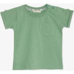 Breeze Erkek Bebek Tişört Cepli Kolları Düğme Aksesuarlı 9 Ay-3 Yaş, Mint Yeşili - 1 Yaş