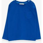 Breeze Erkek Bebek Uzun Kollu Tişört Cepli 9 Ay-3 Yaş, Saks Mavisi - 1,5 Yaş