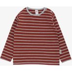 Breeze Erkek Bebek Uzun Kollu Tişört Patlı Çizgili 9 Ay-3 Yaş, Kiremit - 1,5 Yaş