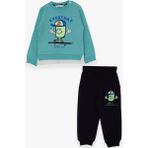 Breeze Erkek Çocuk Eşofman Takımı Baskılı 1-4 Yaş, Mint Yeşili - 2 Yaş