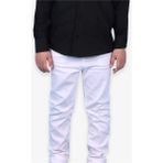 Breeze Erkek Çocuk Gabardin Pantolon Beyaz (5-14 Yaş) - 7 Yaş
