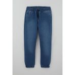 Breeze Erkek Çocuk Jean Pantolon Beli Paçası Lastkli Bağcıklı 6-10 Yaş, Mavi - 7 Yaş