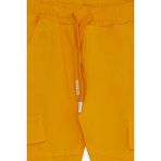 Breeze Erkek Çocuk Kot Pantolon Beli Lastikli Cepli 3-7 Yaş, Sarı - 4 Yaş
