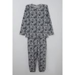 Breeze Erkek Çocuk Pijama Takımı Kamuflaj Desenli 9-12 Yaş, Gri - 9 Yaş