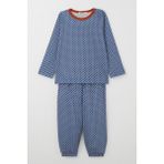 Breeze Erkek Çocuk Pijama Takımı Kare Desenli 1-3 Yaş, Mavi - 1 Yaş