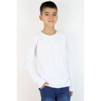 Breeze Erkek Çocuk Uzun Kollu Tişört Basic Beyaz (5-14 Yaş)