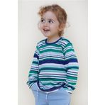 BREEZE GİRLS & BOYS Erkek Bebek Uzun Kollu Tişört Renkli Çizgili 9 Ay-3 Yaş, Karışık Renk