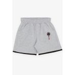 Breeze Girls & Boys Erkek Çocuk Şort Cepli Aksesuarlı 3-7 Yaş, Gri Melanj - 4 Yaş