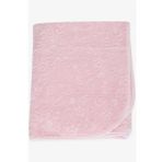 Breeze Golden Yenidoğan Bebek Battaniyesi Emboss Kabartma Desenli Pembe