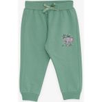Breeze Kız Bebek Eşofman Altı Bebek Fil Baskılı 6 Ay-2 Yaş, Mint Yeşili - 9 Ay