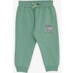 Breeze Kız Bebek Eşofman Altı Bebek Fil Baskılı 6 Ay-2 Yaş, Mint Yeşili