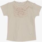 Breeze Kız Bebek Tişört Güpürlü Armalı 9 Ay-3 Yaş, Bej - 2 Yaş