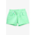 Breeze Kız Çocuk Gabardin Şort Bileklikli 3-8 Yaş, Neon Yeşil