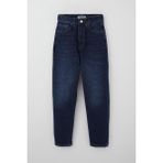 Breeze Kız Çocuk Jean Pantolon Cepli Düğmeli 9-14 Yaş, Koyu Mavi - 10 Yaş
