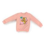 Breeze Kız Çoçuk Pamuklu Sweatshirt - 4 - 5 Yaş - Pembe