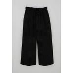 Breeze Kız Çocuk Pantolon Pinstripe Çizgili Çift Bel Detaylı 8-14 Yaş, Siyah - 12 Yaş