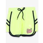 Breeze Kız Çocuk Şort Pullu Kalpli 3-7 Yaş, Neon Yeşil