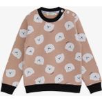 Breeze Kız Çocuk Sweatshirt Ayıcık Desenli 1.5-5 Yaş, Bej - 1,5 Yaş