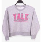 Breeze Kız Çocuk Sweatshirt Baskılı Gri Melanj (8-14 Yaş) - 9 Yaş