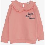 Breeze Kız Çocuk Sweatshirt Bebe Yaka Somon (1.5-5 Yaş) - 2 Yaş