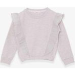 Breeze Kız Çocuk Sweatshirt Beli Lastikli 4-8 Yaş, Bej Melanj - 7 Yaş