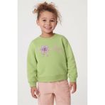 Breeze Kız Çocuk Sweatshirt Fiyonklu Çiçek Baskılı 2-6 Yaş, Fıstık Yeşili - 2 Yaş